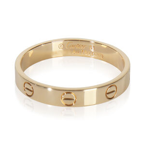 Cartier Yellow Gold  Small Model Love Ring